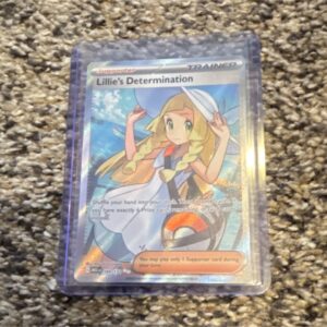 Pokémon Lillie’s Determination Full Art Ultra Rare Holo Trainer Me01 169/132