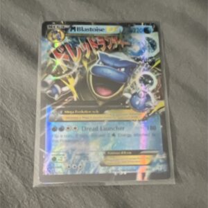 Pokémon M Blastoise EX Full Art Holo Mega 220 HP 180 Attack Card