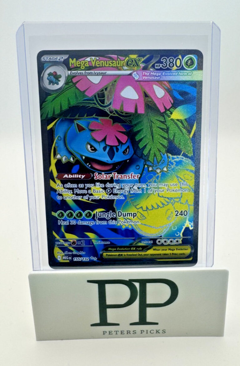 Pokemon Mega Evolution Mega Venusaur ex 155/132 Full Art Ultra Rare