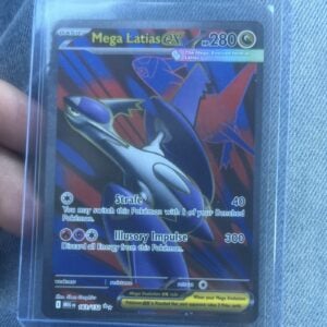Pokémon Mega Latias EX Full Art Ultra Rare Holo Card Me01 163/132