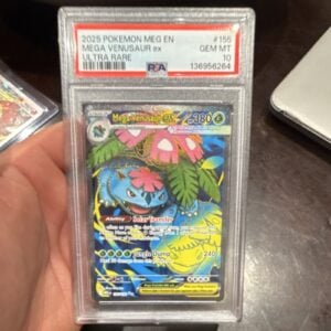 Pokémon Mega Venusaur EX 155/132 Me01: Mega Evolution Ultra Rare Holo PSA 10