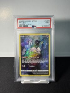 Pokémon Mew GG10/GG70 Crown Zenith PSA 9 Ultra Rare Full Art Holo