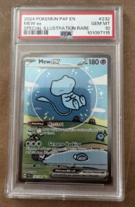 Pokémon Mew ex 232/091 SV: Paldean Fates Special Illustration Rare Holo PSA 10