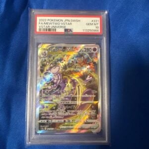 Pokemon Mewtwo VSTAR SAR 221/172 PSA 10 Japanese C0189