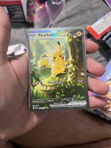 Pokémon Pikachu EX Full Art Holo Rare Card 276/217 ASC 200 HP Basic
