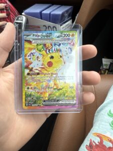 Pokémon Pikachu ex Full Art Holo SV8 Surging Sparks 238/191 200 HP Basic