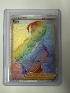 Pokemon – Rose – Darkness Ablaze – 196/189 – Rainbow Rare Full Art – Mint