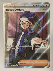 Pokemon TCG: Ascended Heroes Boss’s Orders Corbeau 256/217 Full Art Ultra Rare