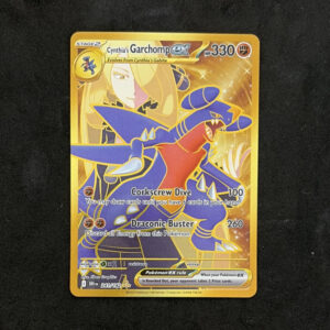 Pokémon TCG Cynthia’s Garchomp EX Sv10 Hyper Rare Full Art Holo HP330 241/182