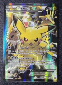 Pokémon TCG: Pikachu EX XY124 Full Art Holo XY Black Star Promo NM
