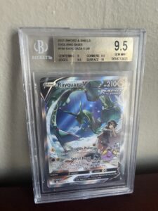 Pokemon TCG Rayquaza V Alt Art Evolving Skies 194/203 – BGS 9.5