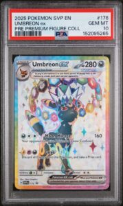 Pokémon TCG Umbreon 176 Promo PSA 10 (Prismatic Premium Figure Collection)