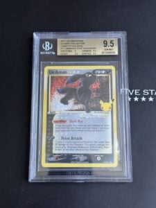 Pokémon TCG Umbreon Star 17/17 Celebrations Classic Collection Holo BGS 9.5