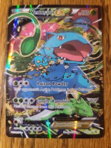 Pokémon TCG Venusaur EX Black Star Promo Full Art Holo Card XY123