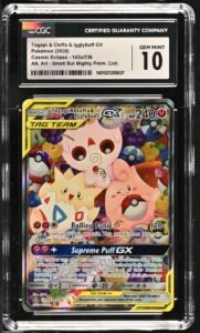 Pokemon Togepi & Cleffa & Igglybuff GX #143A Cosmic Eclipse Alt Art CGC 10 PSA