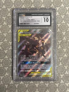 Pokemon Umbreon & Darkrai GX Tag Team Powers Coll. Full Art Promo SM241 CGC 10