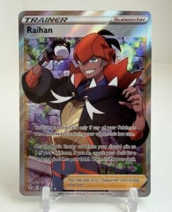 Raihan Pokemon Full Art Trainer 202/203 Evolving Skies Holo Ultra Rare