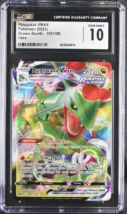 Rayquaza VMAX #101/159 2023 Crown Zenith Pokémon Holo CGC 10