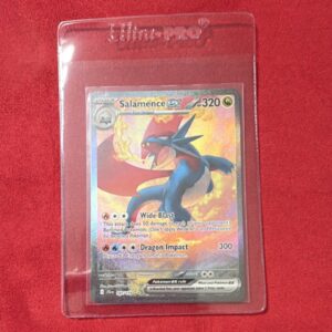 Salamence ex 187/159 Sv09 Special Illustration Rare Full Art Holo Pokémon Card