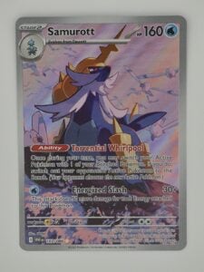 Samurott 107/086 Illustration Rare White Flare NM Fresh Pull WHT