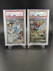 Sequential PSA 10 Kingdra EX #131 Greninja EX #132 Pokemon Shrouded Fable Promo