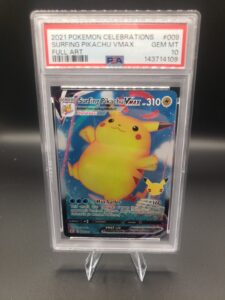 Surfing Pikachu Vmax Pokemon Celebrations #009 PSA 10 Gem Mint