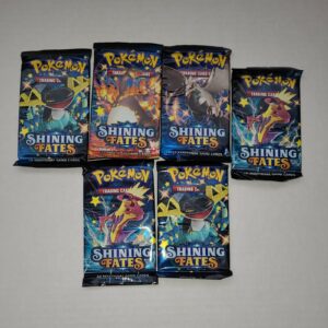 1x Pokemon Shining Fates Booster Pack Shiny Unweighted BRAND NEW FACTORY SEALED