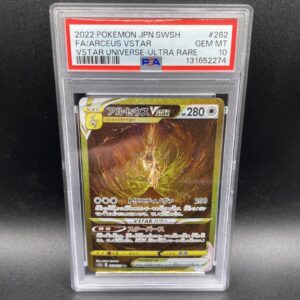 2022 Pokémon SWSH FA/ARCEUS VSTAR 262/172 JPN Universe Ultra Rare PSA 10 Gem MT