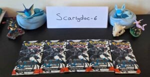 5x Pokemon Scarlet & Violet Black Bolt Booster Pack New Sealed