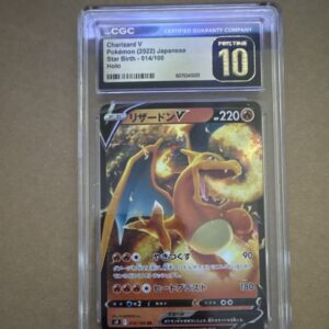 CGC 10 Charizard V 001/021 Pokemon Starter Set Vmax Holo Japanese 2022