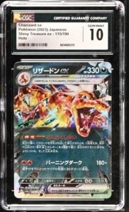 CGC 10 Charizard ex – 2023 Pokémon Japanese Shiny Treasure ex 115/190 Holo – GEM