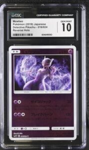 CGC GEM MINT 10 MEWTWO 016/024 REVERSE DETECTIVE PIKACHU JAPANESE POKEMON TCG