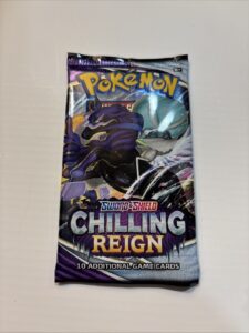 Chilling Reign Booster Pack Pokemon TCG Sword Shield SWSH New Sealed English