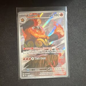 Emboar Sv: White Flare 098/086 Illustration Rare Holo Stage 2 HP180 Eng 2025