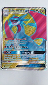 Majesty Salamence Pokemon TCG Card Dragons GX Full Art PROMO Jumbo Oversize Rare