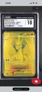 Mega Charizard Y Ex 294/217 Gold Secret Rare Ascended Heroes CGC Gem mint 10