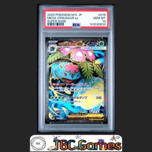 Mega Venusaur ex Pokemon Japanese M1L Mega Brave #076 Super Rare PSA 10