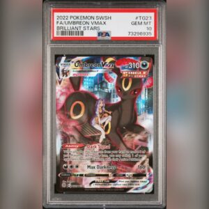 PSA 10 Umbreon VMAX TG23/TG30 Brilliant Stars Full Art 2022 SWSH Pokemon Card