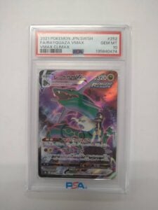 Pokemon Card Game s8b E 252 184 CSR Rayquaza VMAX Character Rare PSA10 GEM MINT