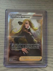 Pokemon Cynthia’s Ambition Brilliant Stars 169/172 Full Art NM Trainer
