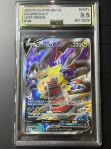 Pokémon Giratina V Full Art Ultra Rare Holo Lost Origin AGS 9.5 185/196