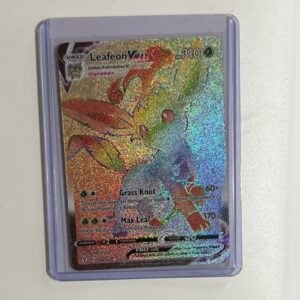 Pokémon Leafeon VMAX Secret Rare 204/203 SWSH07 Evolving Skies Full Art Holo