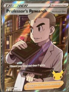 Pokemon Professor’s Research (Full Art) 024/025 Celebrations Ultra Rare NM/M