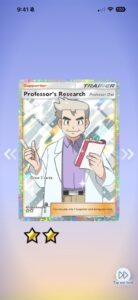 Pokémon Professor’s Research Trainer-Supporter Full Art TCGP