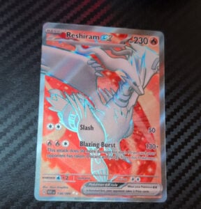 Pokémon Reshiram EX 158/086 Sv: White Flare Full Art Ultra Rare Holo 230 HP