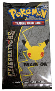 Pokemon TCG Celebrations Booster Pack Sealed Unweighed 25th Anniversary Logo ENG
