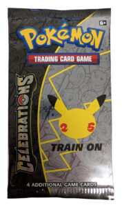 Pokemon TCG Celebrations Booster Pack Sealed Unweighed 25th Anniversary Logo ENG