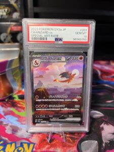 Pokemon TCG Charizard EX Card 201/165 SV2a Holo PSA 10 Japanese Edition