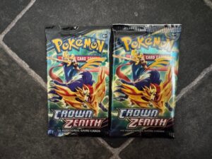 Pokémon TCG Crown Zenith Booster Pack X2 – New & factory sealed