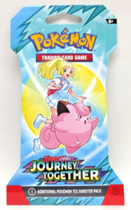 Pokemon TCG Journey Together Sleeve Booster Pack 10 Cards Art Cover Variety Pick